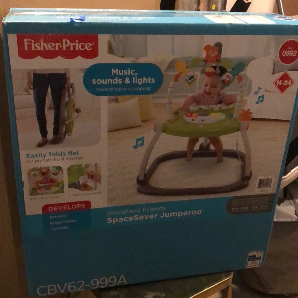 Brand New Fisher-Price space saver jumper Roo